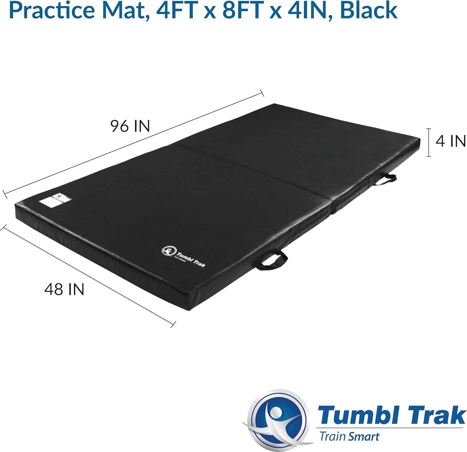 Tumbl Trak Folding Practice Mat, 4ft x 8ft x 4in
