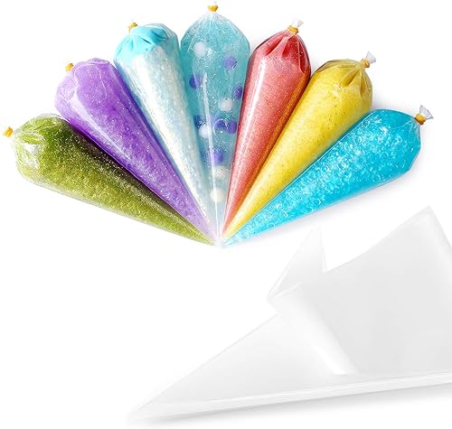 Bolsas de pastelería extragruesas Paquete de 100 Bolsas desechables para decoración de tartas, bolsas antiestallido para glaseado de cupcakes para