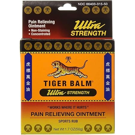 Amazon.com: Tiger Balm Sport Rub Pain Relieving Ointment, Ultra