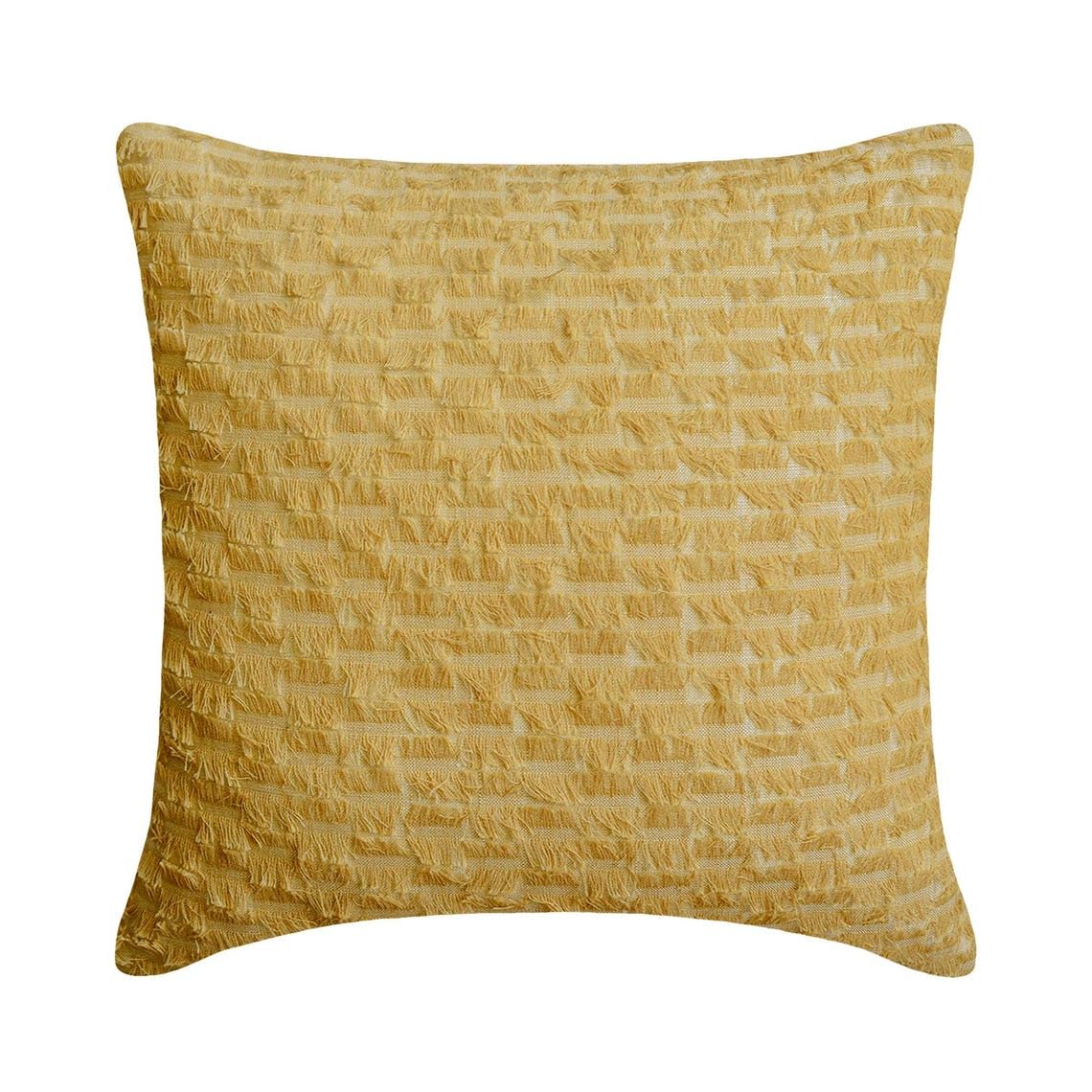 Dekoracyjna poszewka na poduszkę 55 x 55 cm, boho, żakardowa, abstrakcyjna, frędzle, teksturowane, tkane poszewki na poduszki na kanapę, sofę, do sypialni i salonu, nowoczesny design, sprane w słońcu