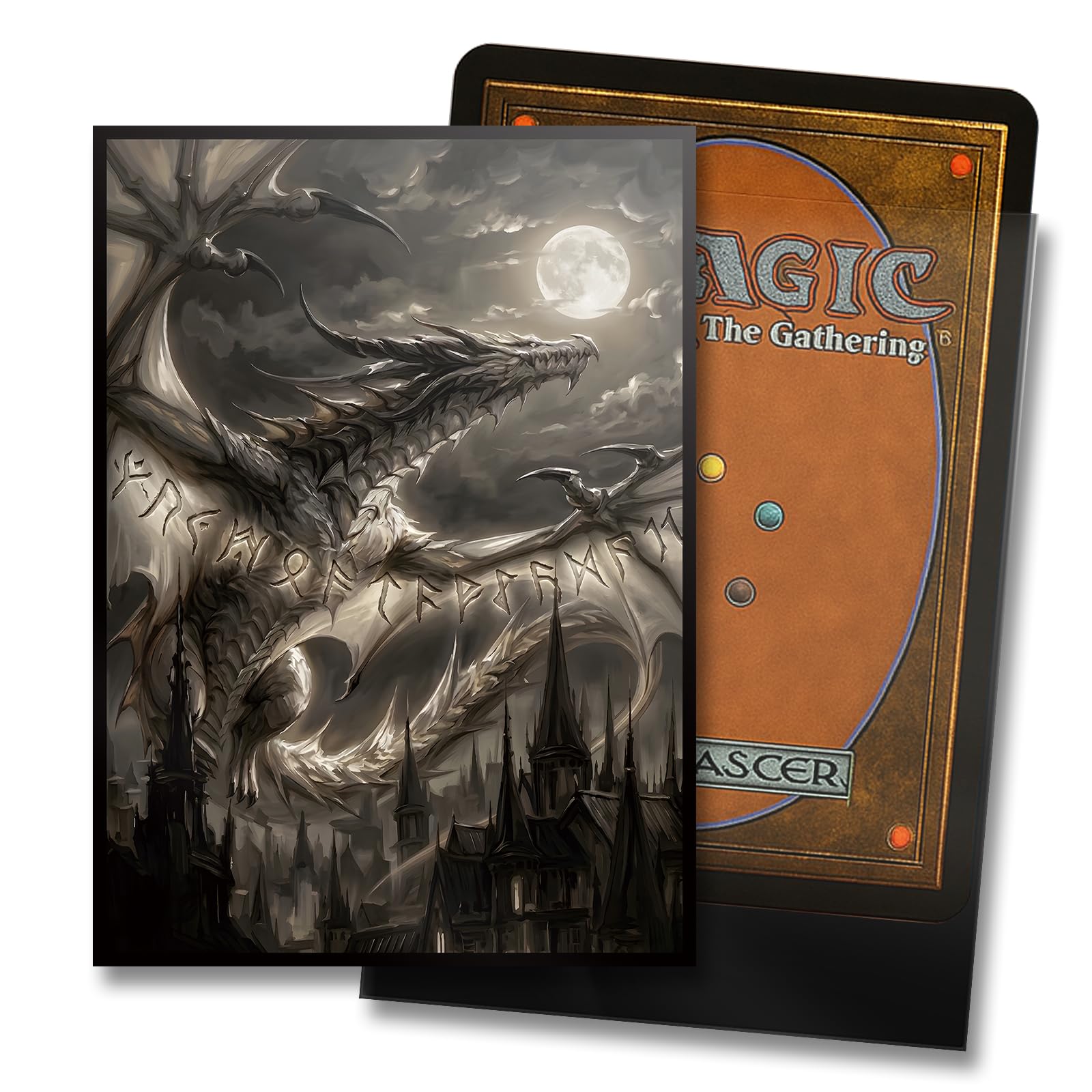 Amazon.co.jp: FUNinEDH MTGカードスリーブ - ホワイトブラック