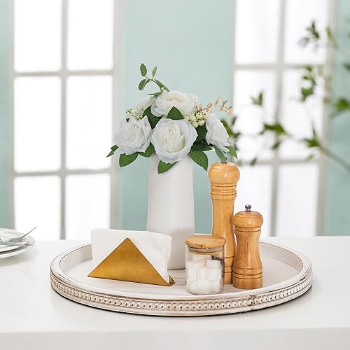 Miniatura 6 de BLOSMON Bolas de flores artificiales, centros de mesa de boda, 2 piezas de rosas artificiales, decoración para mesa, bola de besos de seda, arreglos