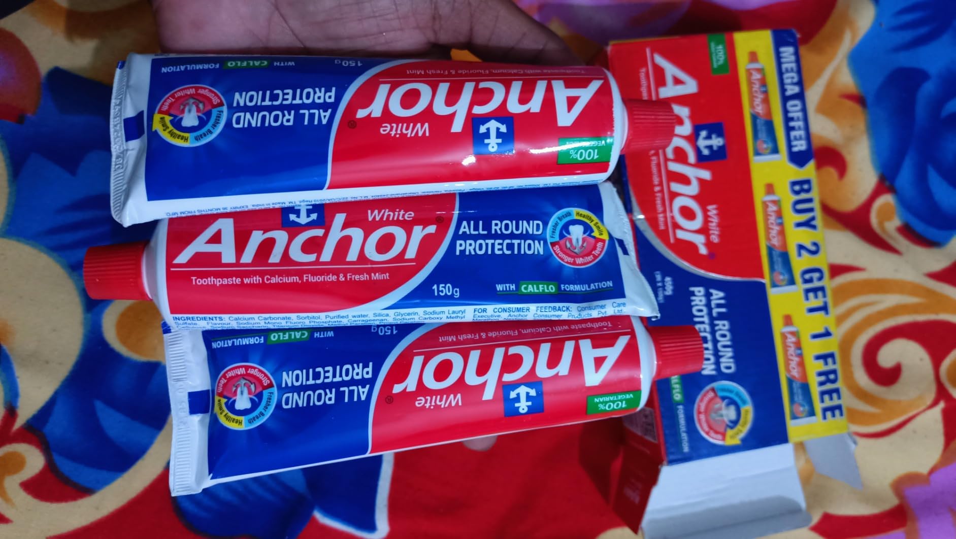 Buy Anchor All Round Protection Tooth Paste - 200g Online at Low Prices ...