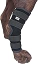 Labra Dog Rear Leg Hock Joint Compression Wrap - Supportive Brace for Weak Back Legs, ACL Tear, and Joint Discomfort - Adjustable Hind Leg Support for Senior Dogs - Large