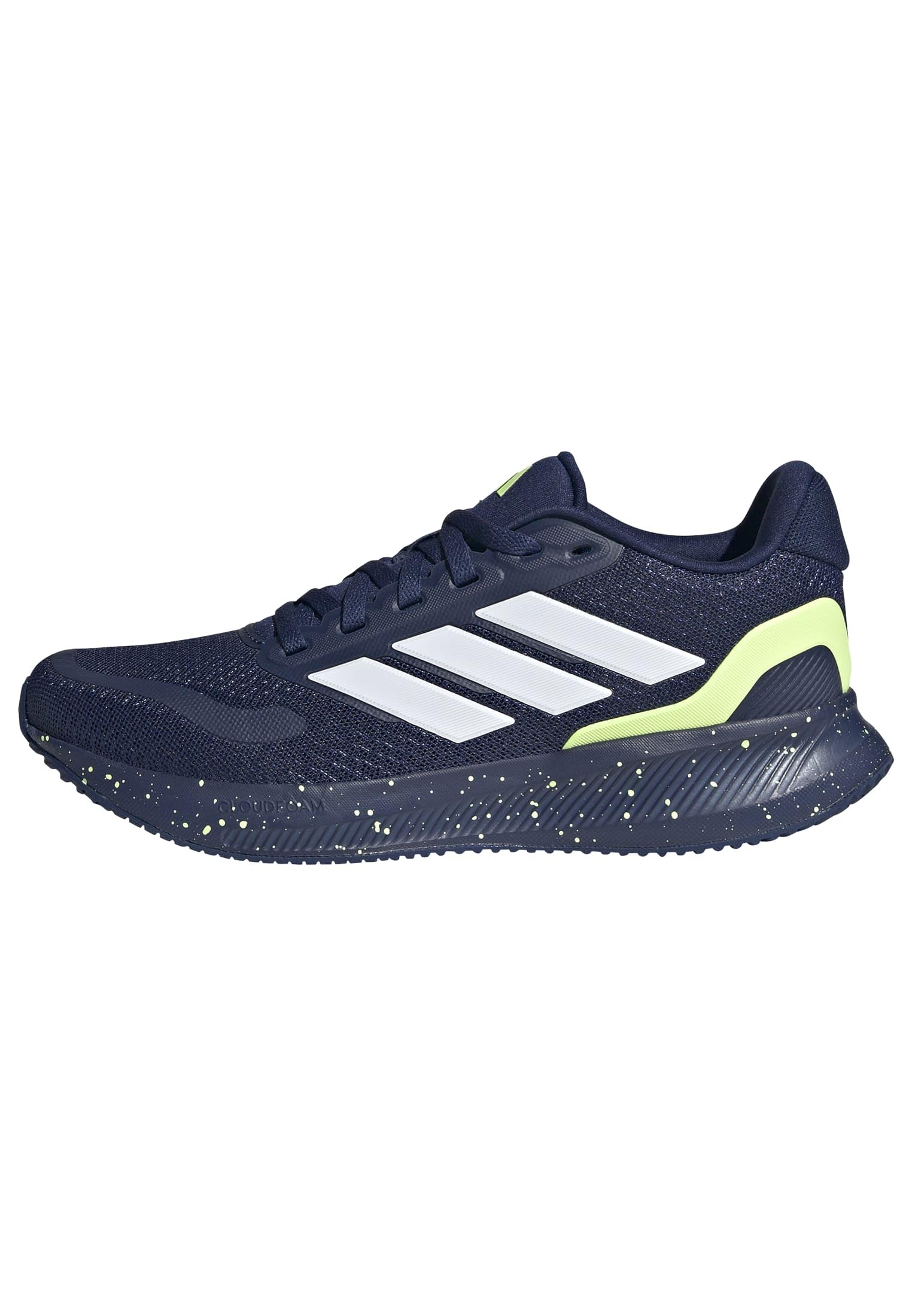 Adidas Boys Runfalcon 5 Juniors Running Shoes - Drkblu/Yell - 5 (38)