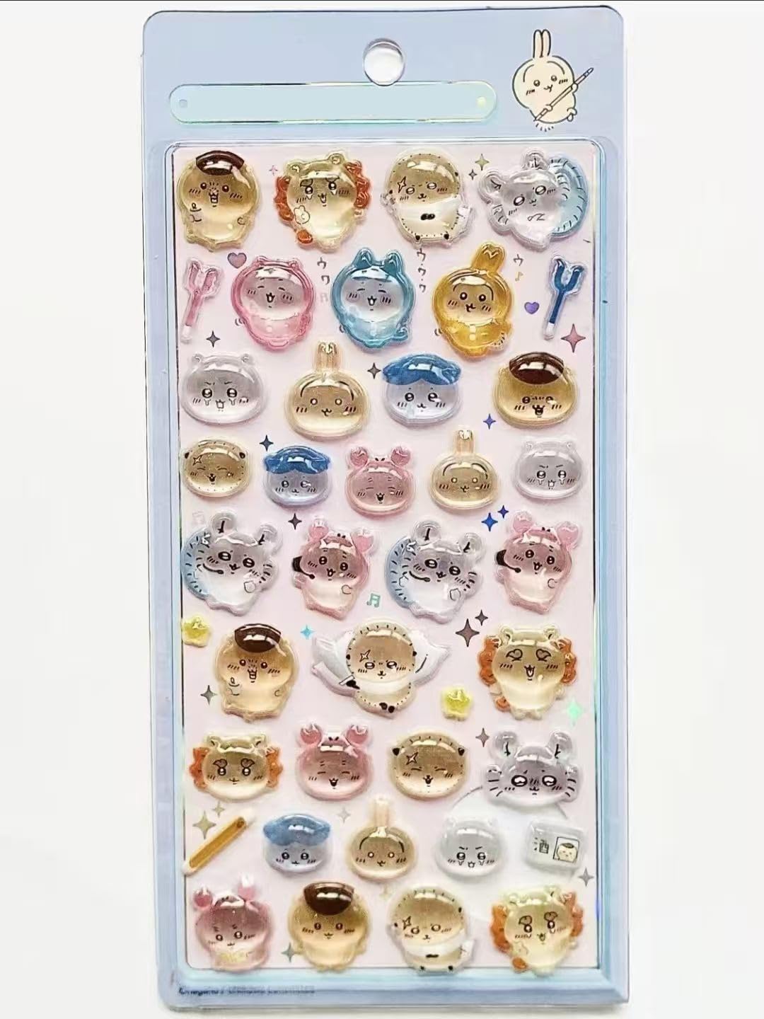 あお様♡専用ページ Amazon | [YAYAMIYA] 4点セット 非公式 うさぎ ハチワレ 3D立体