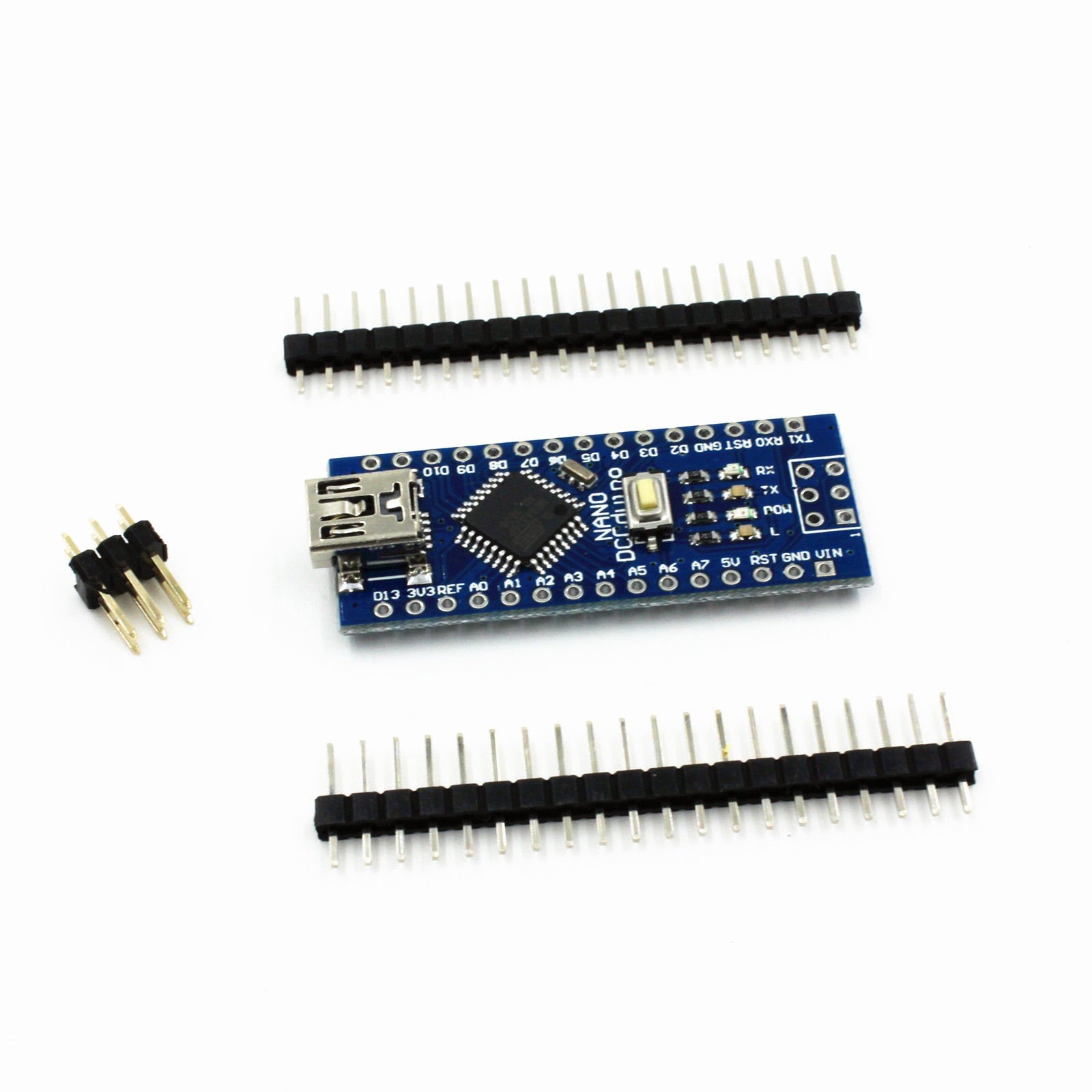 DUBEUYEW Lot 3 Cartes De Développement Pro Mini 5V 16MHz Compatible Arduino