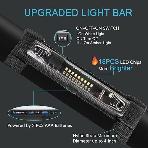 Miniatura 2 de LUISTTIS Luz Interior UTV, 12V Universal Luz de Cúpula UTV Montaje en Barra Antivuelco Luz LED Jaula de Seguridad Utilitaria para Polaris RZR Can Am