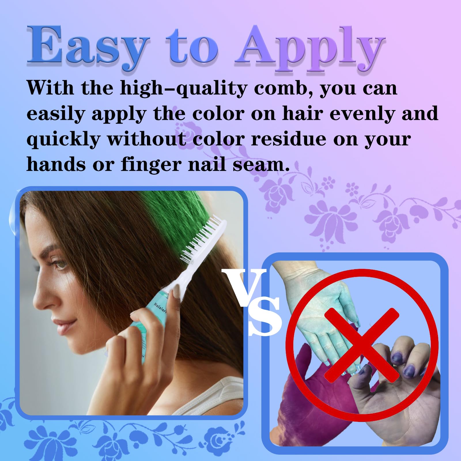 Colorante per Capelli Cera per Ragazze, 4 Pezzi Colorante Temporaneo per Capelli in Verde, Blu, Rosa, Viola, Set di Cera Lavabile per Bambini e Adulti, Ottimo Regalo di Compleanno