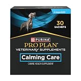 Pro Plan Veterinary Supplements Calming Care Dog Supplements - Supports Dogs with Everyday Stress, Anxious Behaviors 30 Count (Pack of 1)