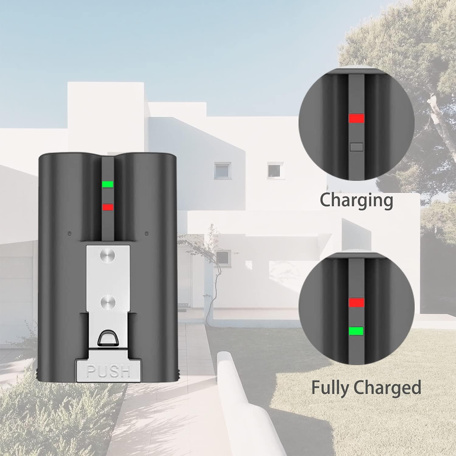 2 Packs 6040mAh Replacement Battery Compatible with Ring-Doorbell Camera 2/3/4, Spotlight Camera and Stick Up Camera, Rechargeable Upgraded Lithium-ion Batteries 3.65V Camera Indoor and Outdoor : Electronics