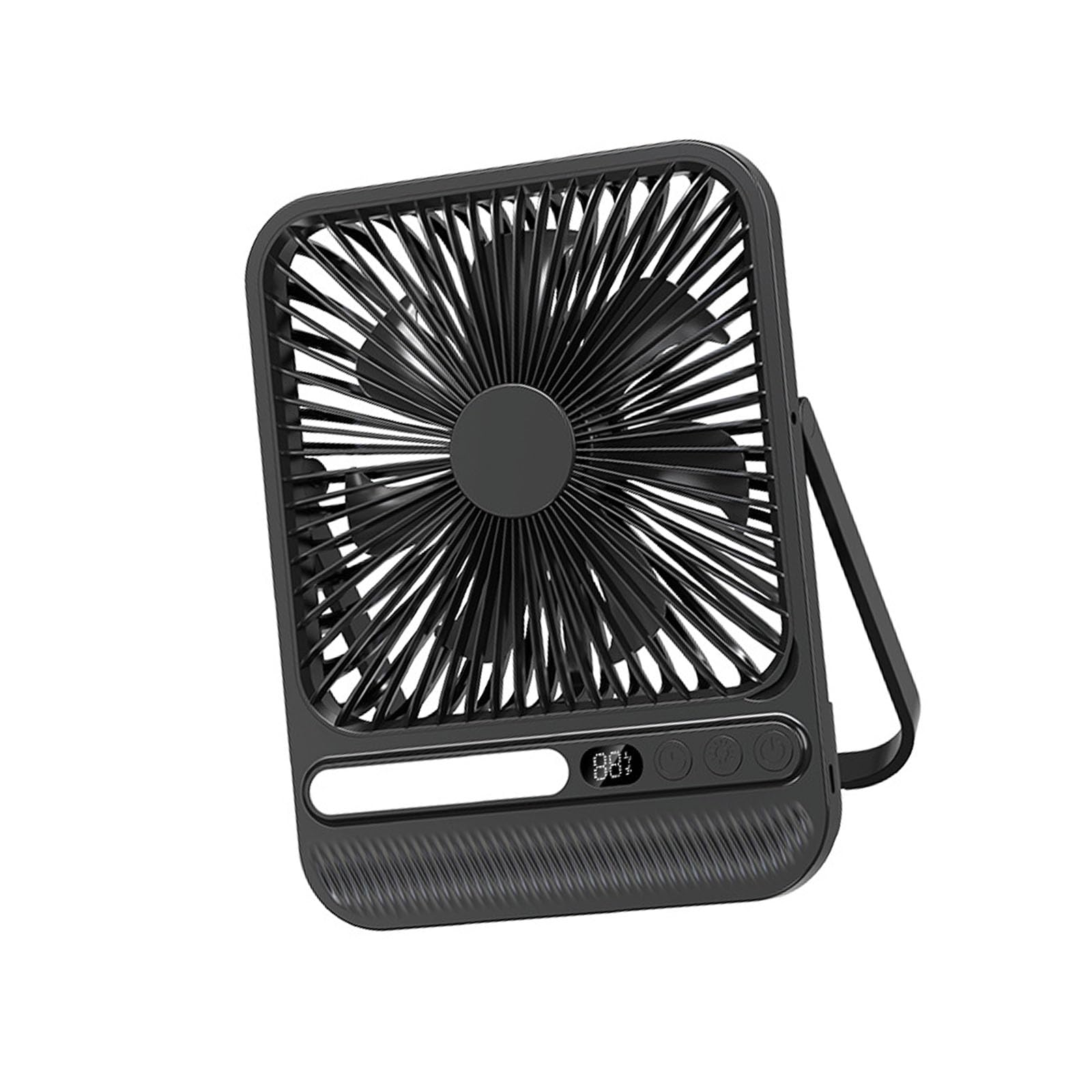 Ventilateur de camping léger avec crochet et support réglable