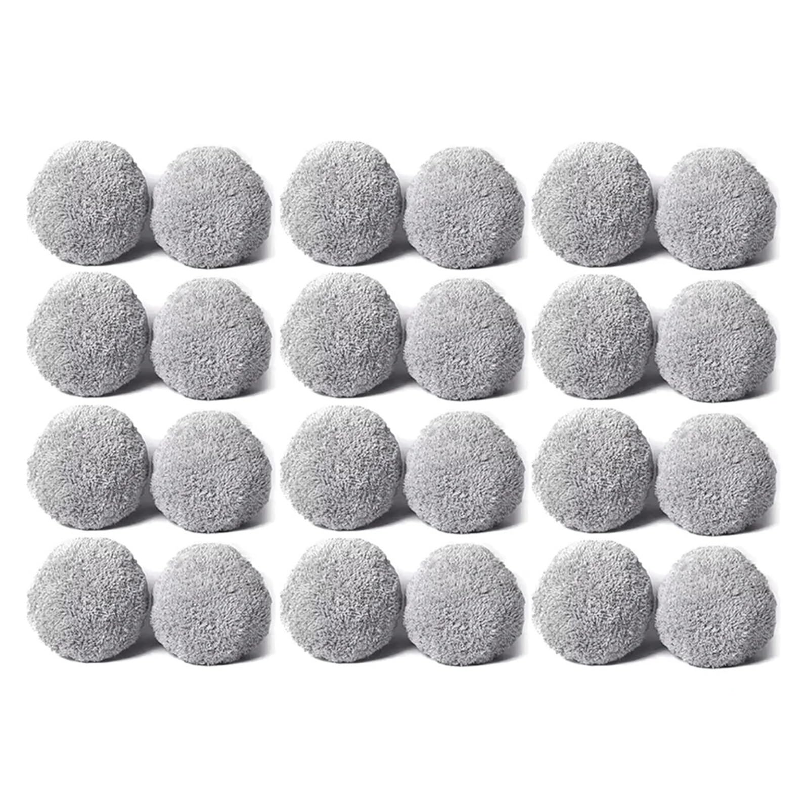 Panno universale for mop rotondi, compatibile con HUTT, panni for robot lavavetri DDC5 DDC55, kit di vestiti for la pulizia dei vetri(24PCS)