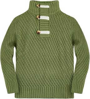 Toddler Sweater Baby Boy Girl Turtleneck Cable Knit Sweaters Long Sleeve Christmas Outwear Spring Fall Winter