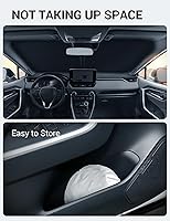 Vista 92 de Proadsy Parasol para parabrisas actualizado 2026, ajuste personalizado, Lexus NX 2022-2025 2026, 4 capas, plegable, protector de parasol frontal que