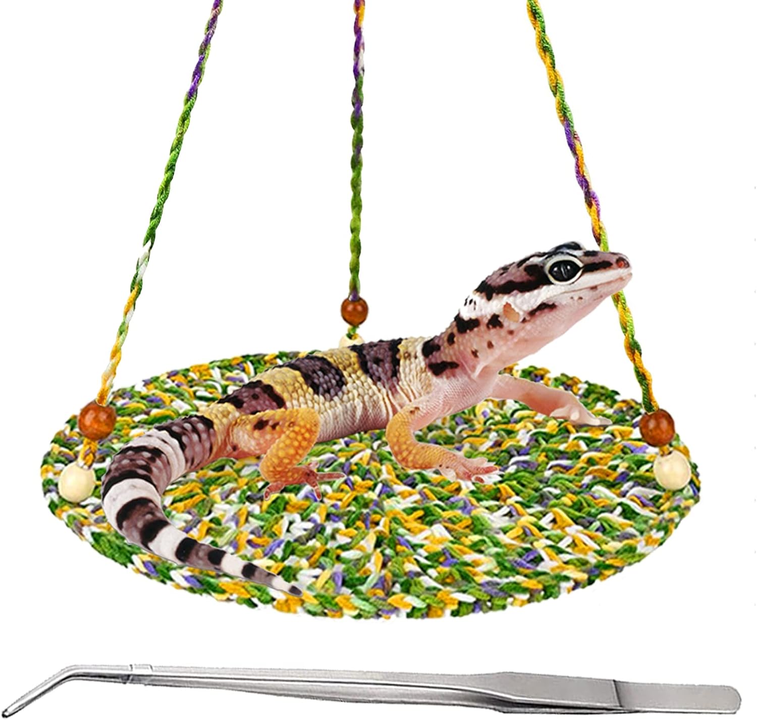 Joddguu Bearded Dragon Hammock Swing Hanging Bed, Cute