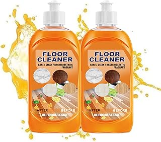 Honifee Floor Cleaner Solution, Powerful Decontamination Floor Cleaner, Multi Surface Floor Cleaner, Floor Cleaner for Hardwood, Tile, and Floors-100ml (2pcs)