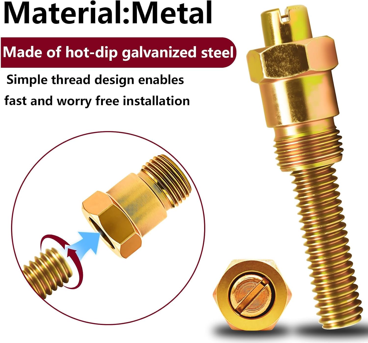 66792 Piston Stop Tool Top replace Dead Center Locator for 14mm Spark Plug Holes (2-Pack)