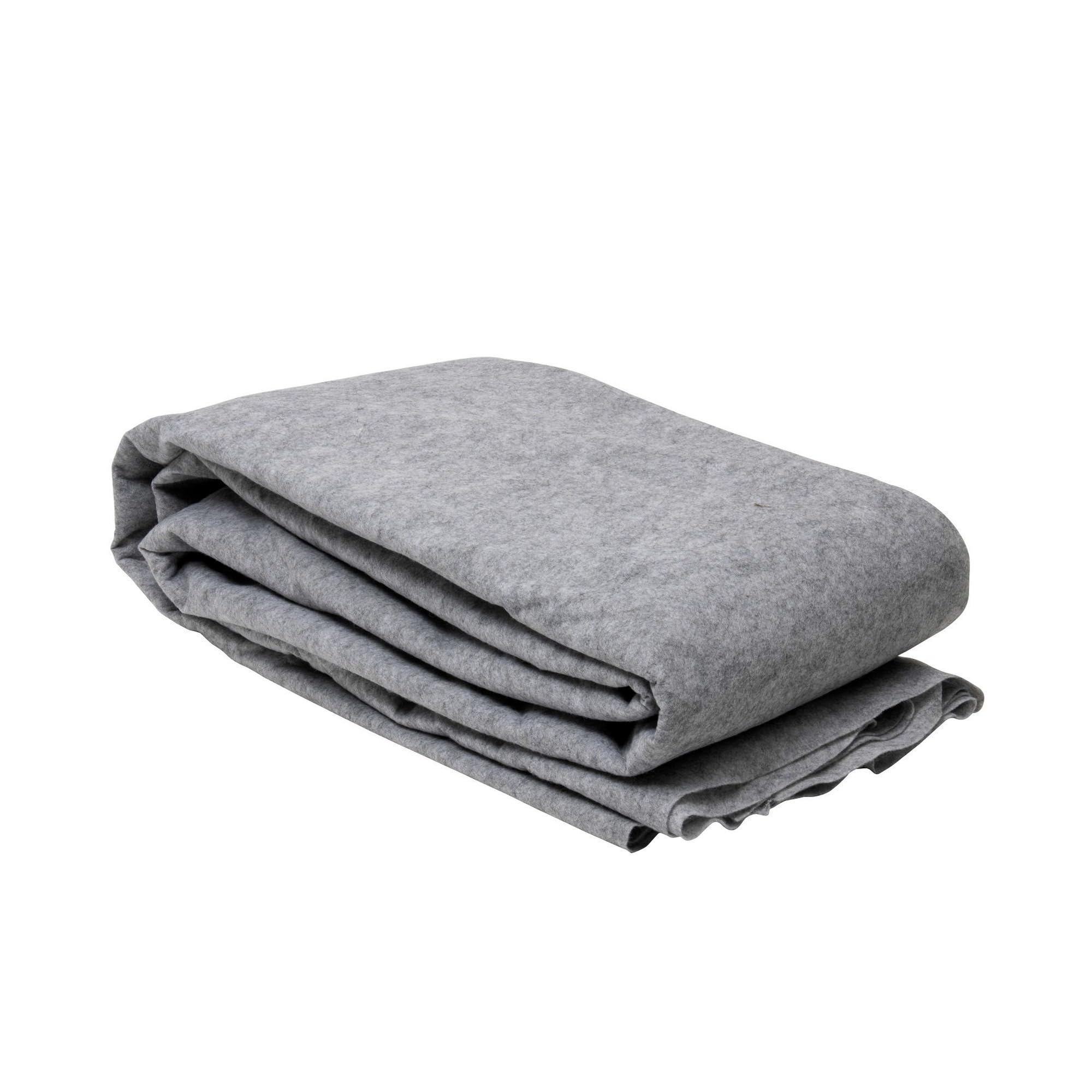 WERKA PRO Mata podłogowa do basenu zewnętrznego 110 g/m² - ochrona ogrodu i tarasu - chroni linijkę - 580 x 580 cm - idealna do zabezpieczania basenu okrągłego i kwadratowego - szara
