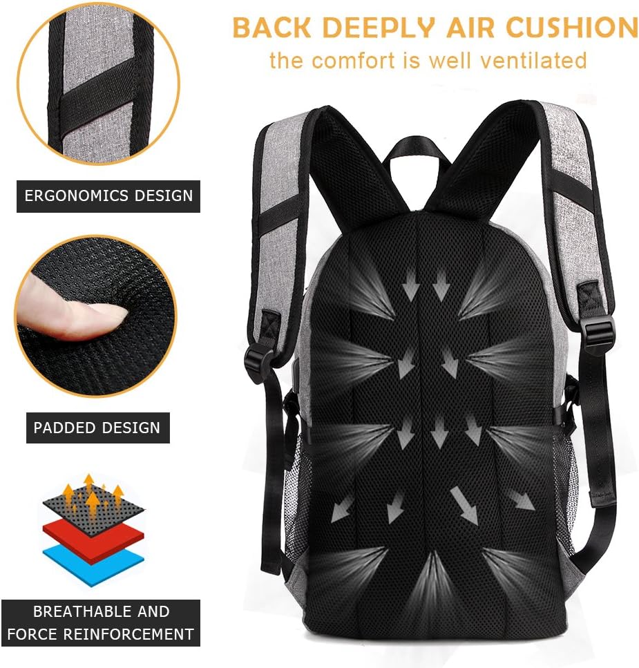 Bеѕt Dеаl Basketball Laptop Backpack for Men Boy USB Travel School 15.6 inch Computer Bag Suреr Bіg Clеаrаnсе! Basketball Laptop Backpack for Men Boy USB Travel School 15.6 inch Computer Bag