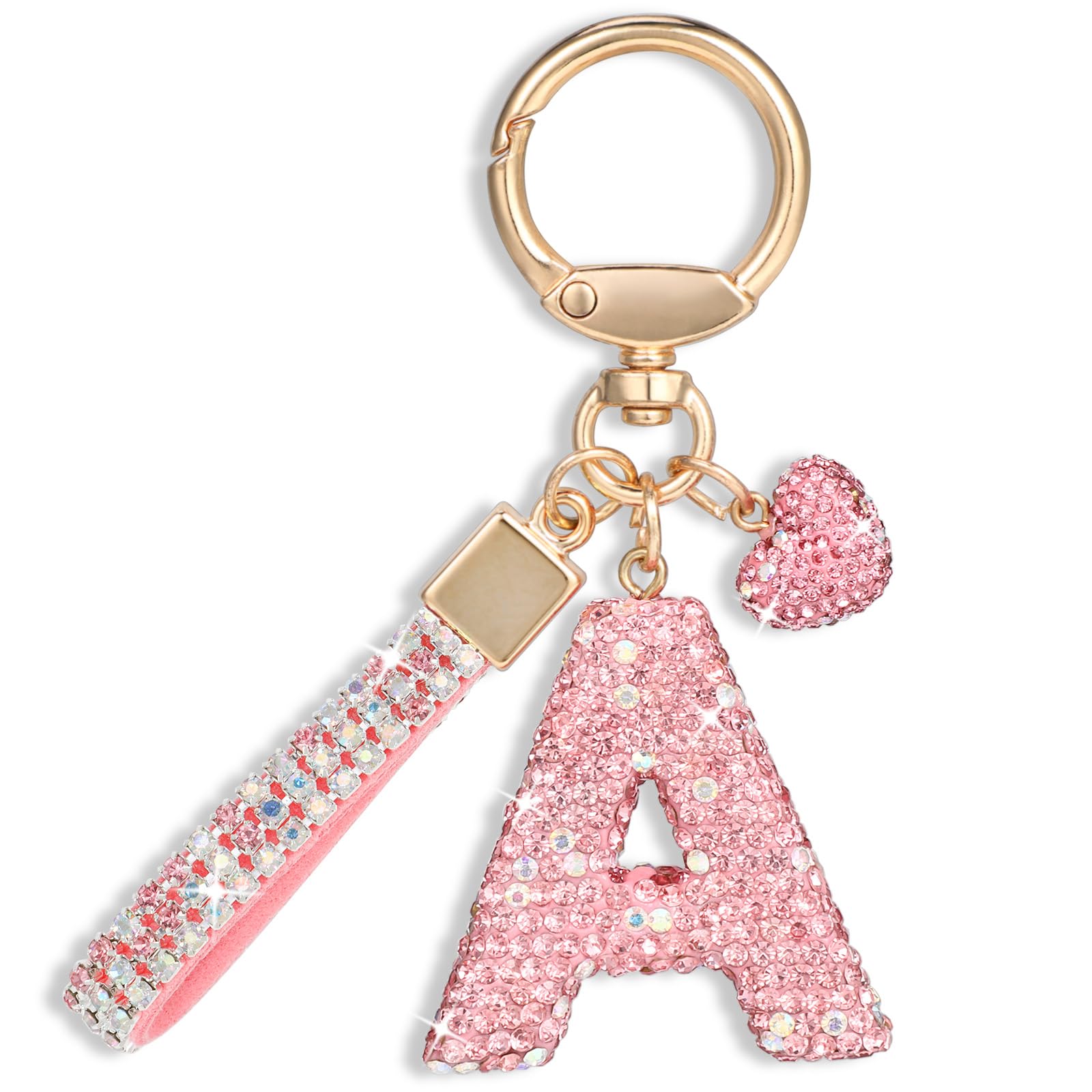 Bling Cross portachiavi donna ragazza strass cristallo