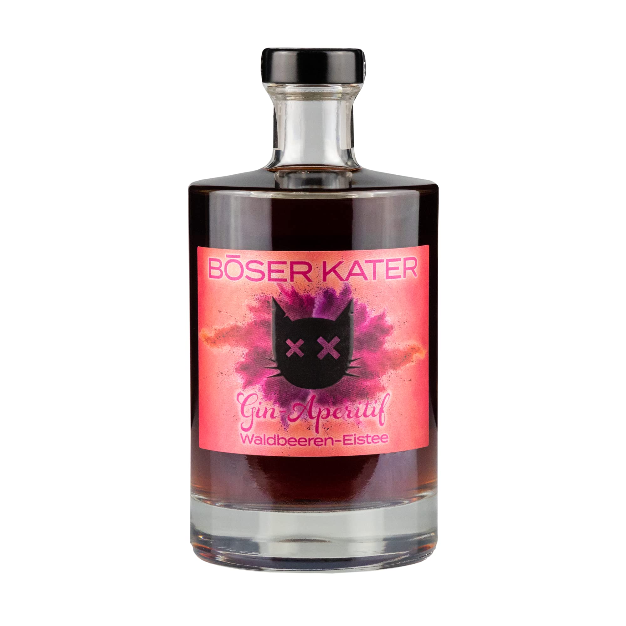 Waldbeeren-Eistee Gin Aperitif, Perfekt für deinen Sommer, Als Aperitif Cocktail mit Tonic Water oder pur ReadyToDrink, Das perfekte Geschenk, 0,5l 15,2% Vol.