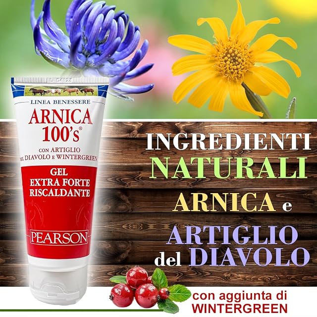 Foto 2 de 7 de ARNICA 100'S® - Arnica para Caballos, Gel Extrafuerte Calentante Pearson [100ml]. Crema de Árnica Fuerte…
