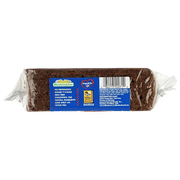 Bread Pumpernickel, 17.6 Ounce 5