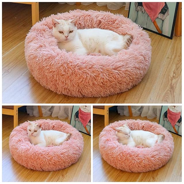 Foto 7 de 8 de POPOTI Extra Large Dog Beds Sofa,Deluxe Fluffy Washable Round Dog Pillow Cat Cushion Pet Bed for Cat and Dog…