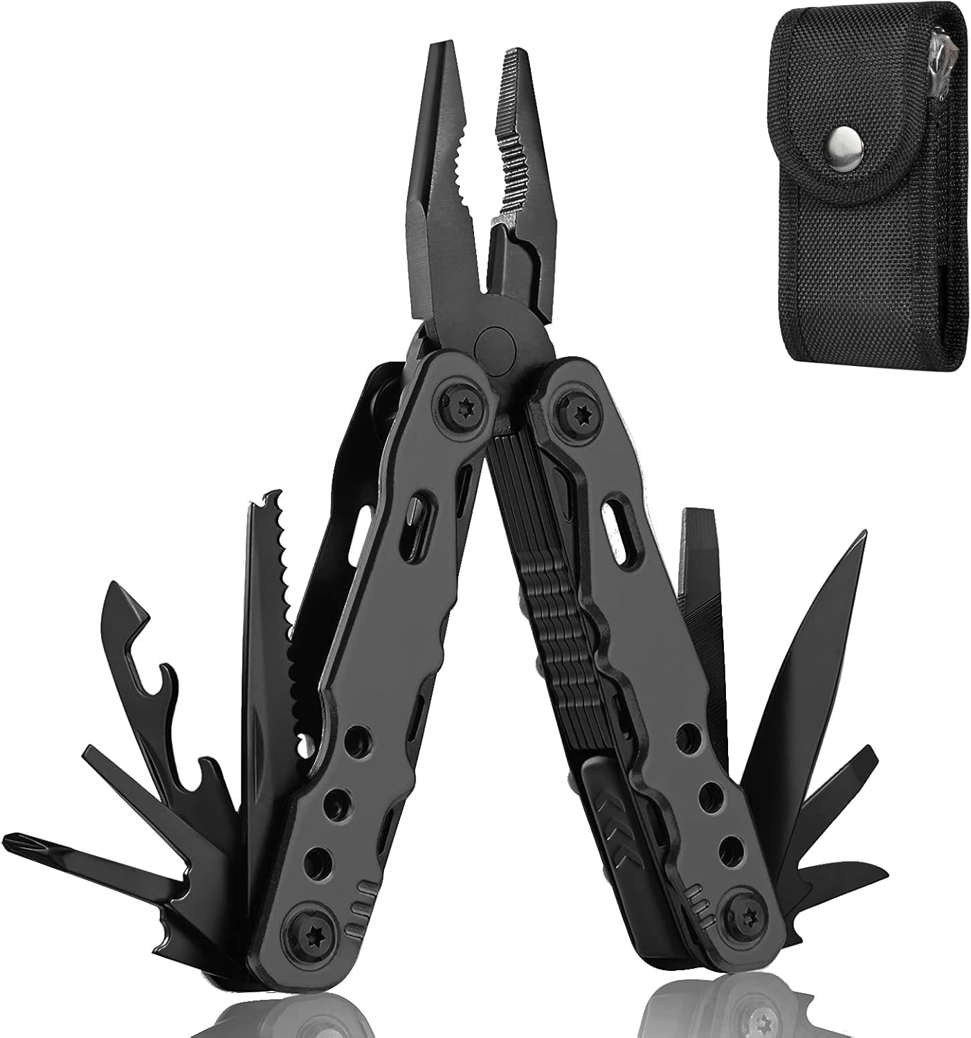 Ancorfy Multitool Pliers Pocket Tool Camping Tool 12 in 1 Multi Tool