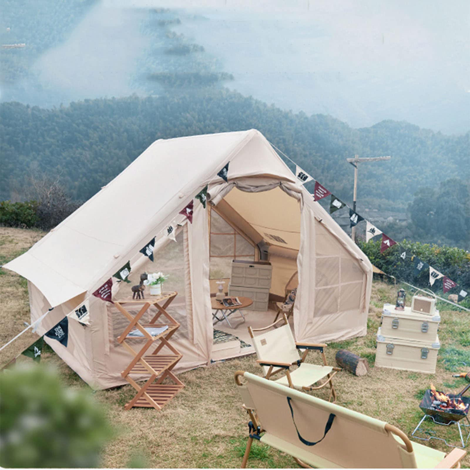 Amazon.co.jp: アウトドア キャンプ用家庭用テント、一体構造のフリー