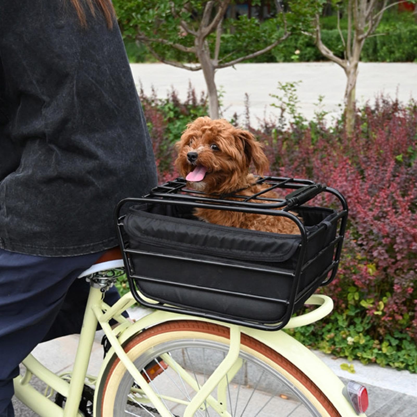 Cestino Portapacchi Bici - Accessorio Per Ciclismo Robusto,Cestino Bici Per Cani Su Portapacchi Posteriore - per Avventure Officine Casa Pendolarismo Ciclismo Ogni Strada