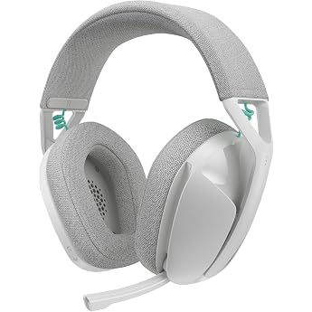 Logitech G G321 Lightspeed, Wireless Gaming Headset - White | Bluetooth, Dynamic comfort and adjustment, 16khz rod microphone