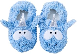 Toddler Boys Slippers Cartoon Cute Animals Plush Warm Home Shoes