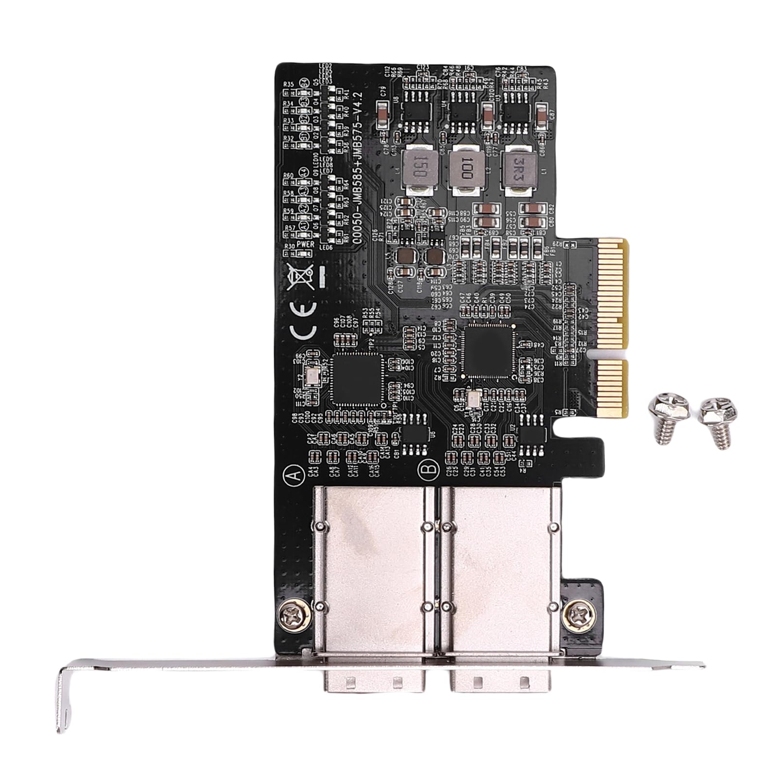 Socobeta Scheda Controller Adattatore SAS PCIe Ad Alta velocità da 5 Gbps per Applicazioni Desktop e Server PCB e Metallo