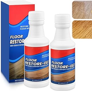 2 Stück Floor Restore Eez, 150ML Parkett Renovierer Kratzer, Boden Erneuerungsmittel, Holzboden Pflege, Floor Restore, Parkett kratzer entfernen für Holzböden,Verbundböden, PVC Böden, Wohnzimmer Küche