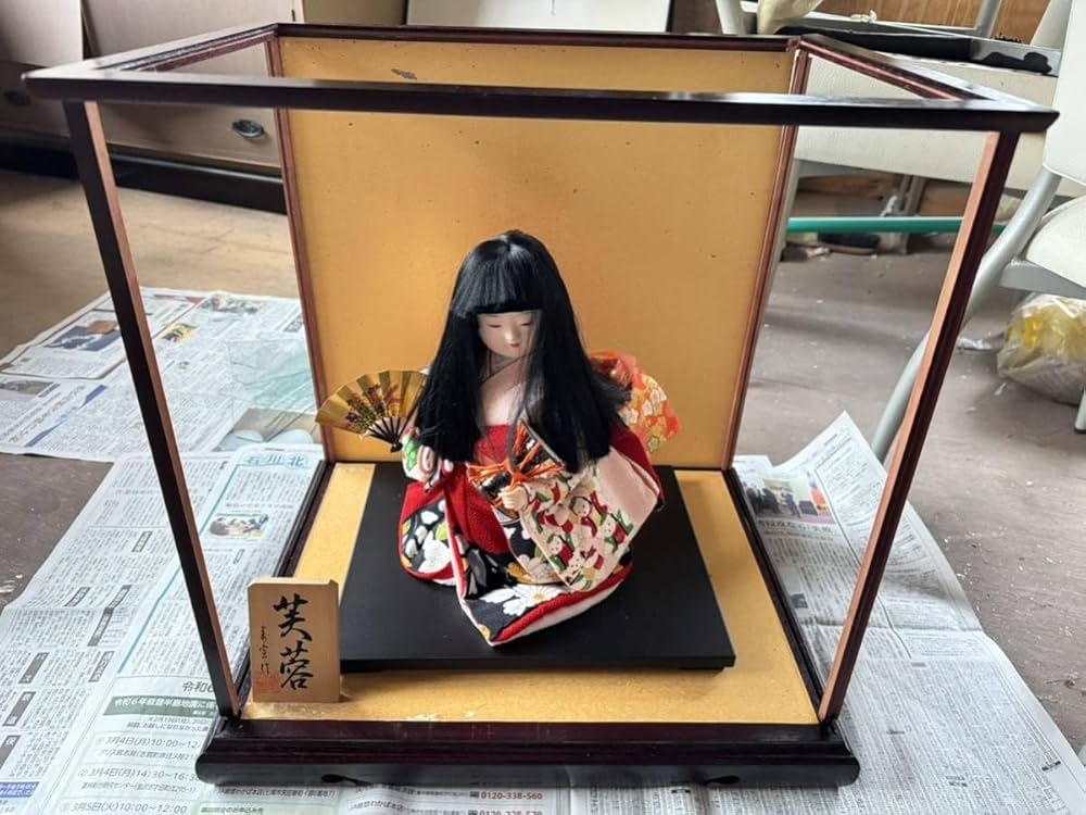 Amazon | 日本人形 市松人形 着物 女の子 人形 昭和レトロ