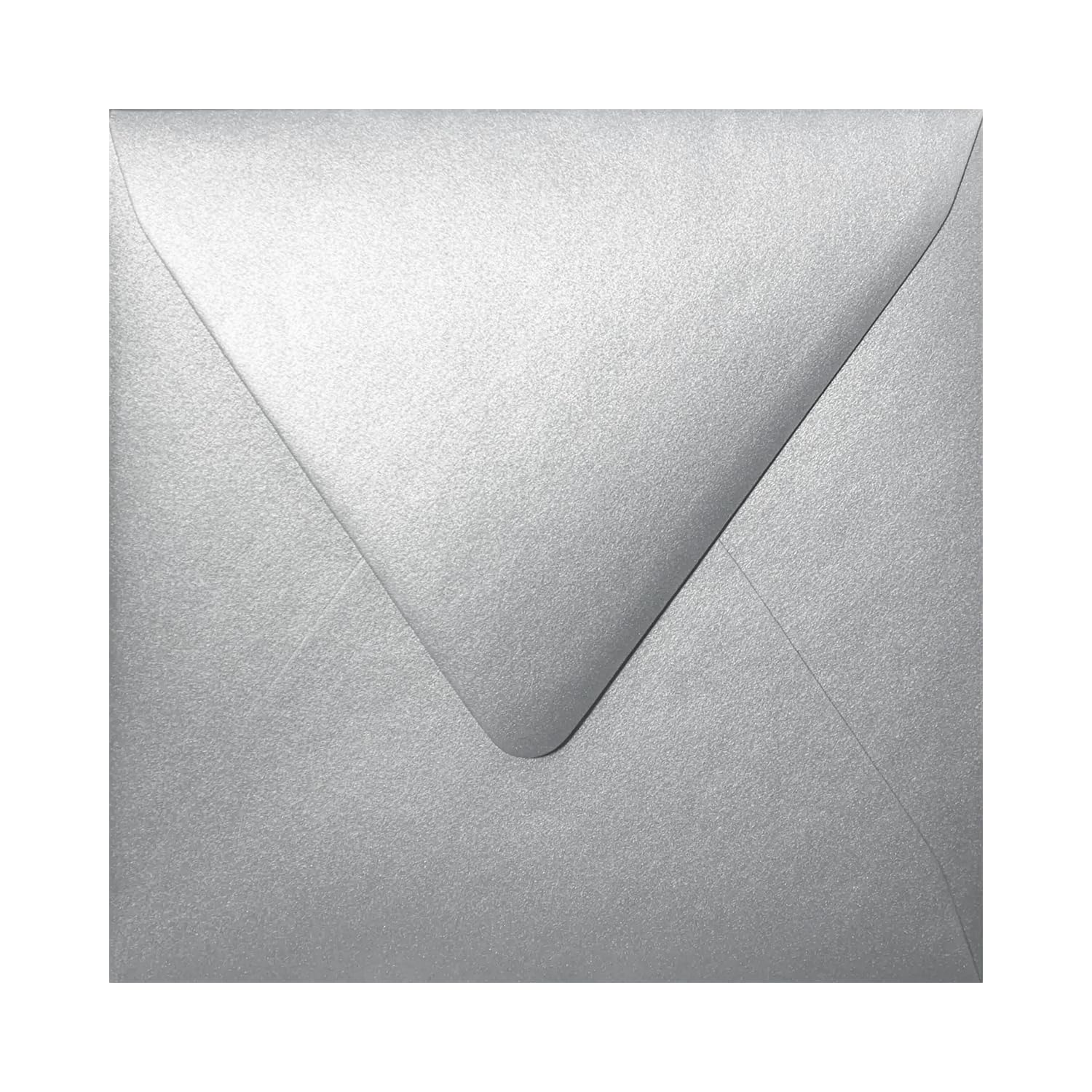 Netuno 100 Square Envelopes Mother of Pearl Silver 17 x 17 cm 120 g Aster Metallic Silver Envelopes Chic Elegant Letter Envelopes Invitation Cards Wedding Birthday Christmas