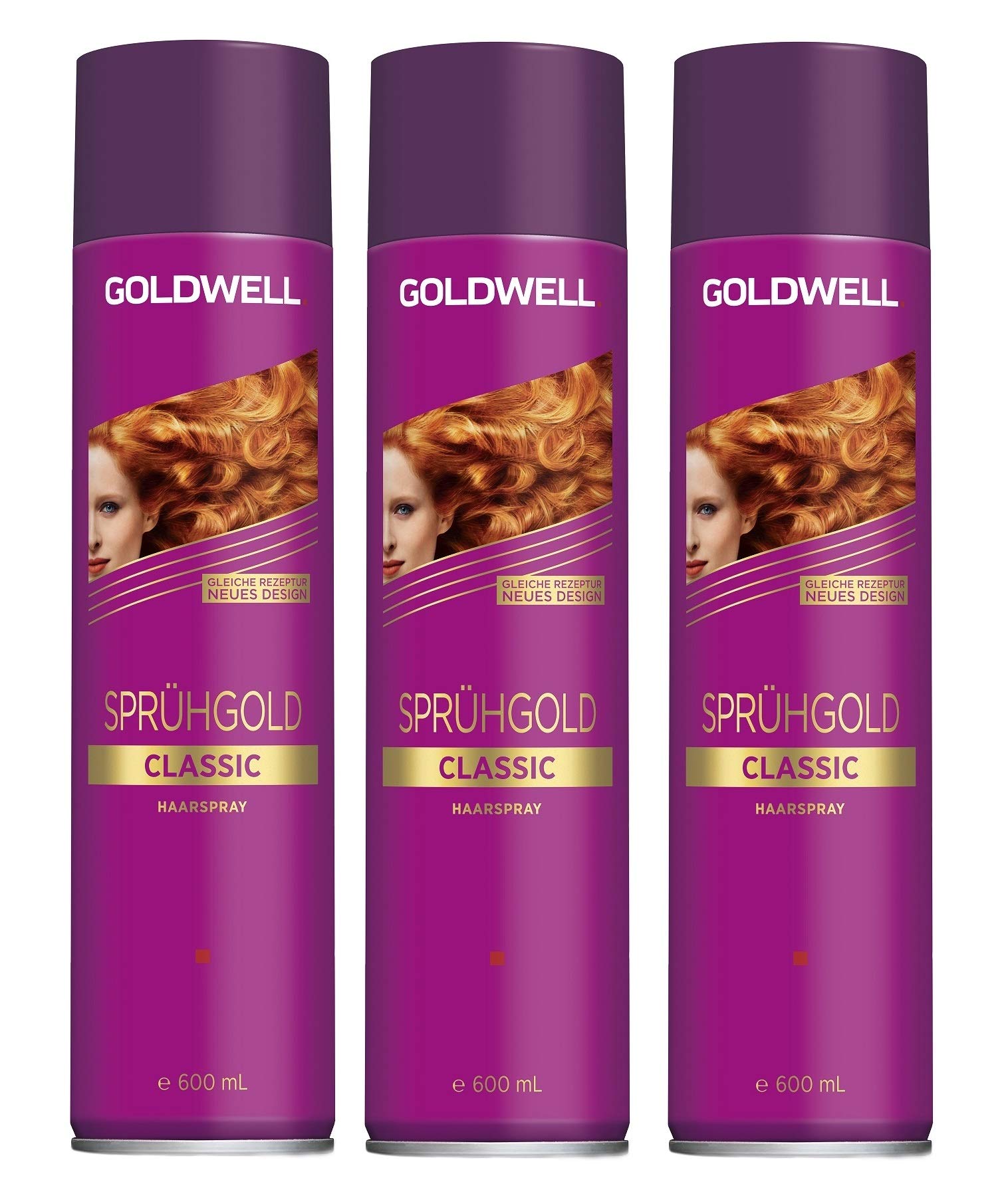3er Goldwell Spr?hgold Classic Haarspray 600 ml
