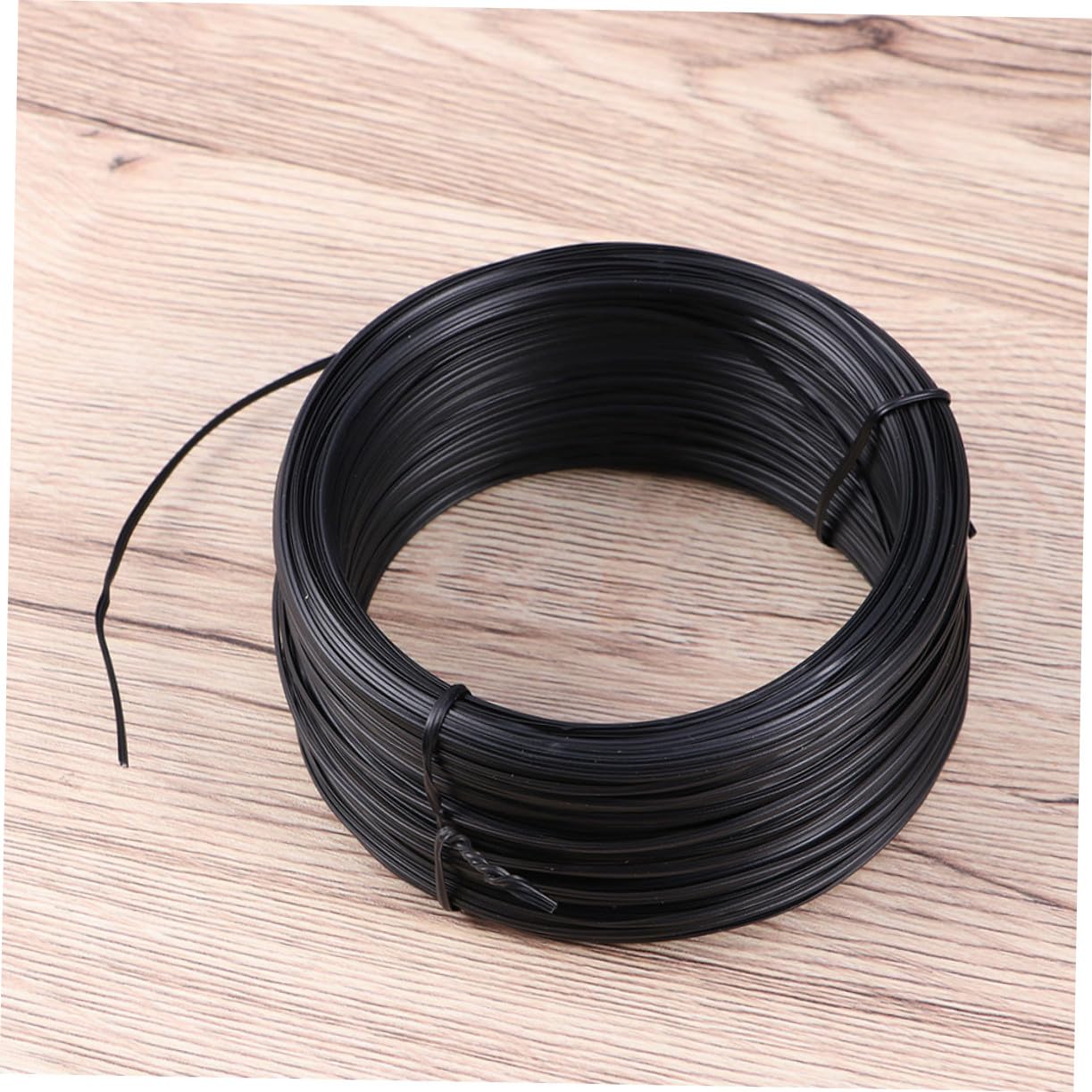 2 Pezzi Filo Rivestito Nero Metri Flessibile per Giardinaggio Recinzioni e Legatura Piante Filo per Tralicci e Lavori Manuali
