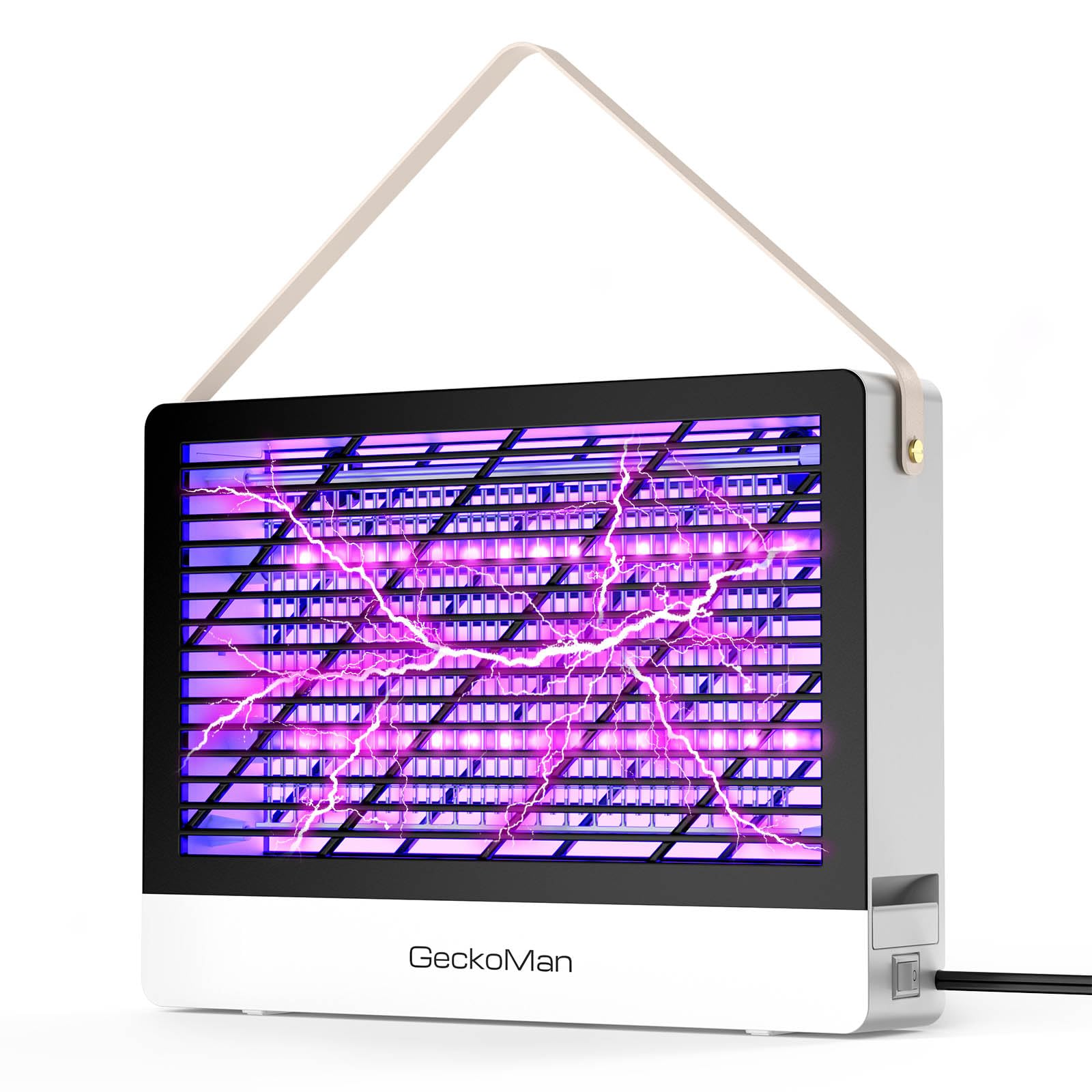 GeckoMan LED Bug Zapper Indoor, High Voltage Fly Zapper