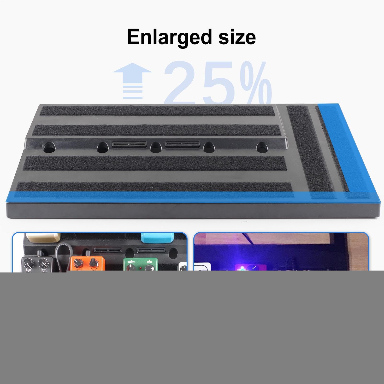 Board Bass Pedal, Pedal Board z wbudowanym zasilaczem Silne obciążenie