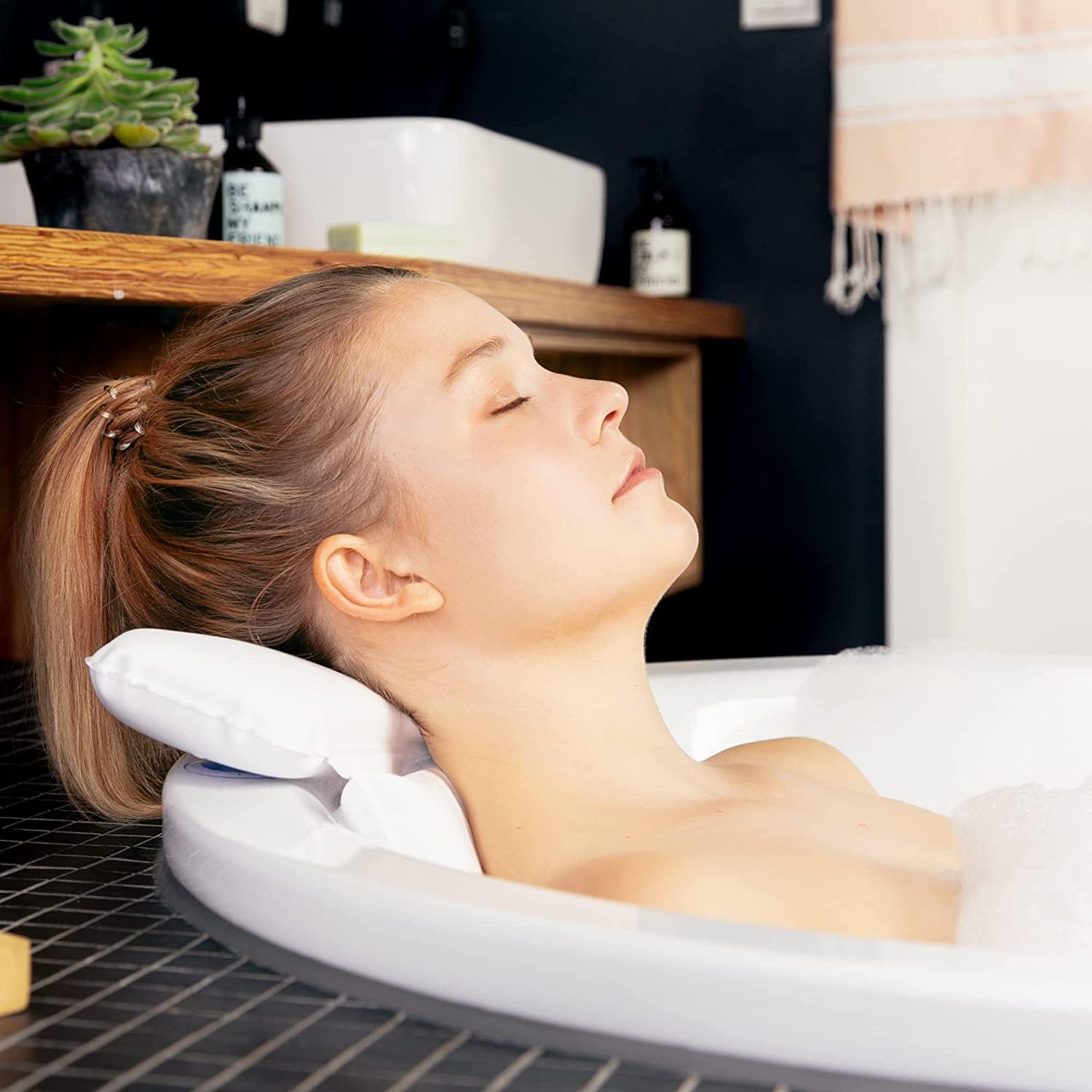 Headrest Soft PVC Foam Non Slip Cushion Bath Pillows Bathtub Pillow - Bath Pillow And Bath Pillows Price