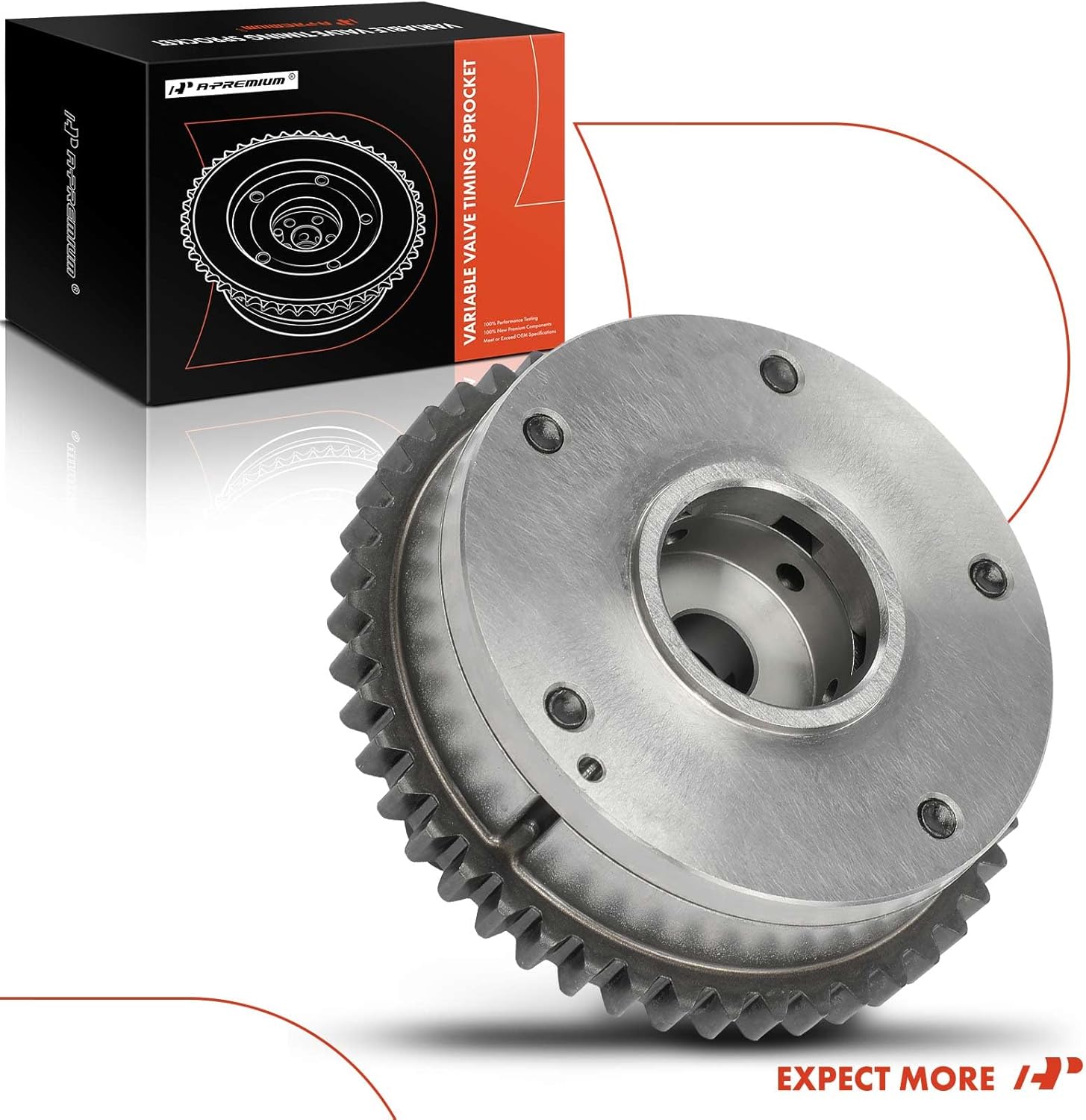 A-Premium Exhaust Variable Valve Timing (VVT) Sprocket Gear Camshaft Adjuster Compatible with Honda Civic 2017 2019-2020, Accord 2018-2022 & Acura RDX 2019-2022, TLX 2021-2022, 2.0L