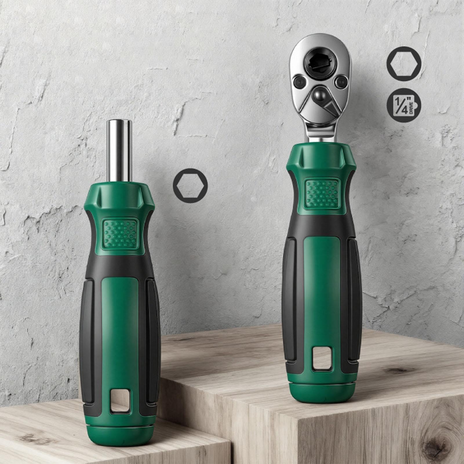 Set di chiavi a cricchetto magnetiche, strumento di riparazione, set di chiavi a bussola multifunzionali, per casa, garage, officina, elettrodomestici, mobili, impianto idraulico | Multip