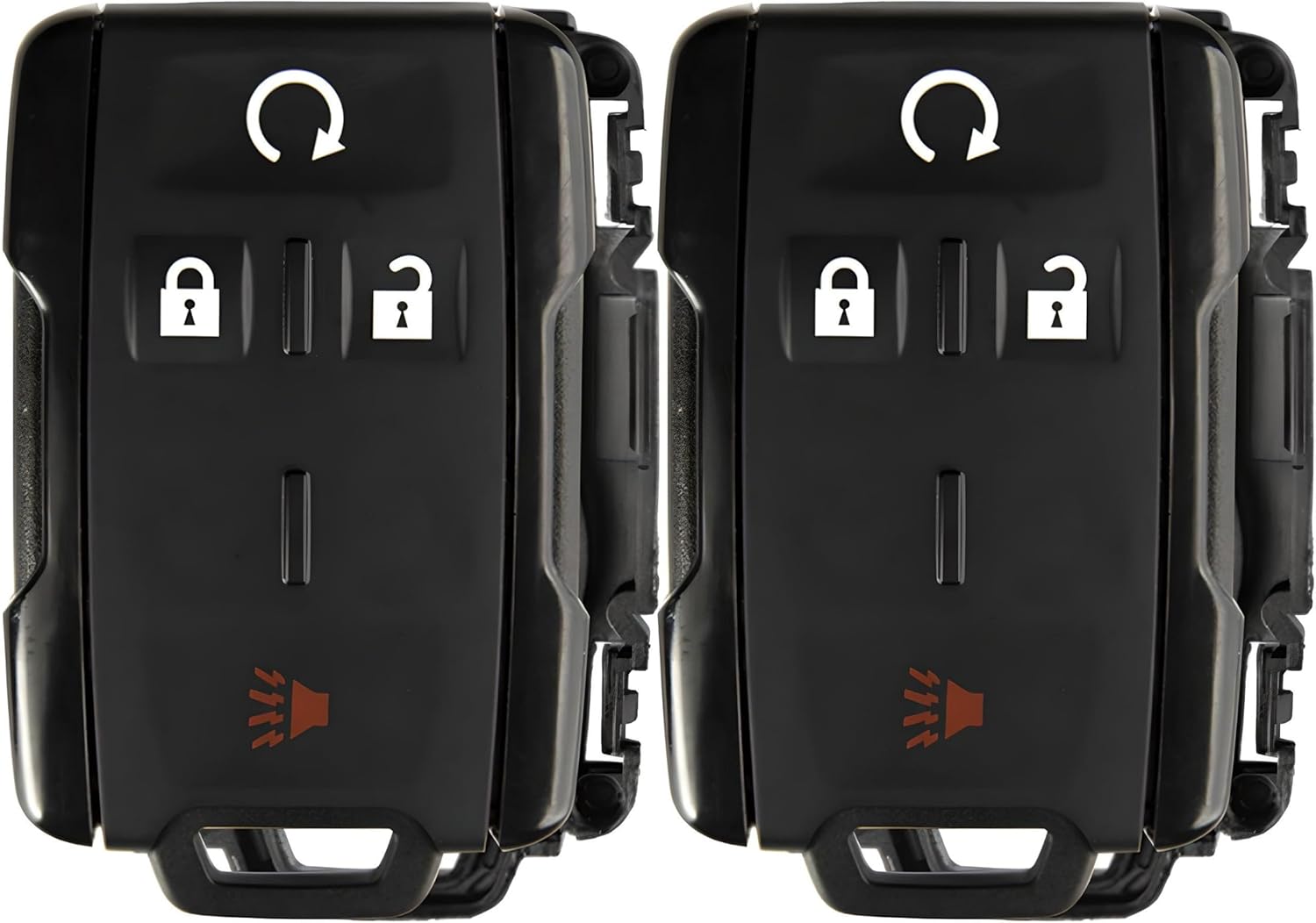 2X New Replacement Keyless Key Fob Shell / CASE Remote Compatible with & Fits for Chevy GMC - (No Electronics or Chip Inside)