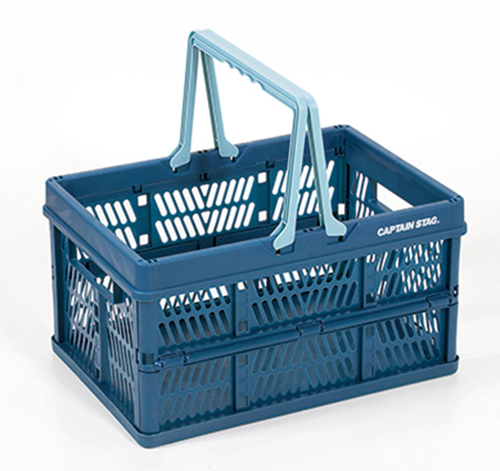 kyaputensutaggu Camping For Cage Folding Handy Container – Medium Navy Blue UL – 1010