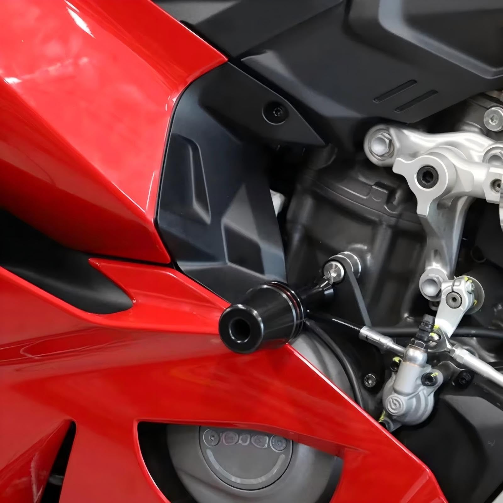 Tamponi Paratelaio Compatibile Con Ducati Per Panigale V2 V2S 2025 Motore Del Motociclo Anti Caduta Dispositivo Protezione Paratelaio Guard Crash Protector