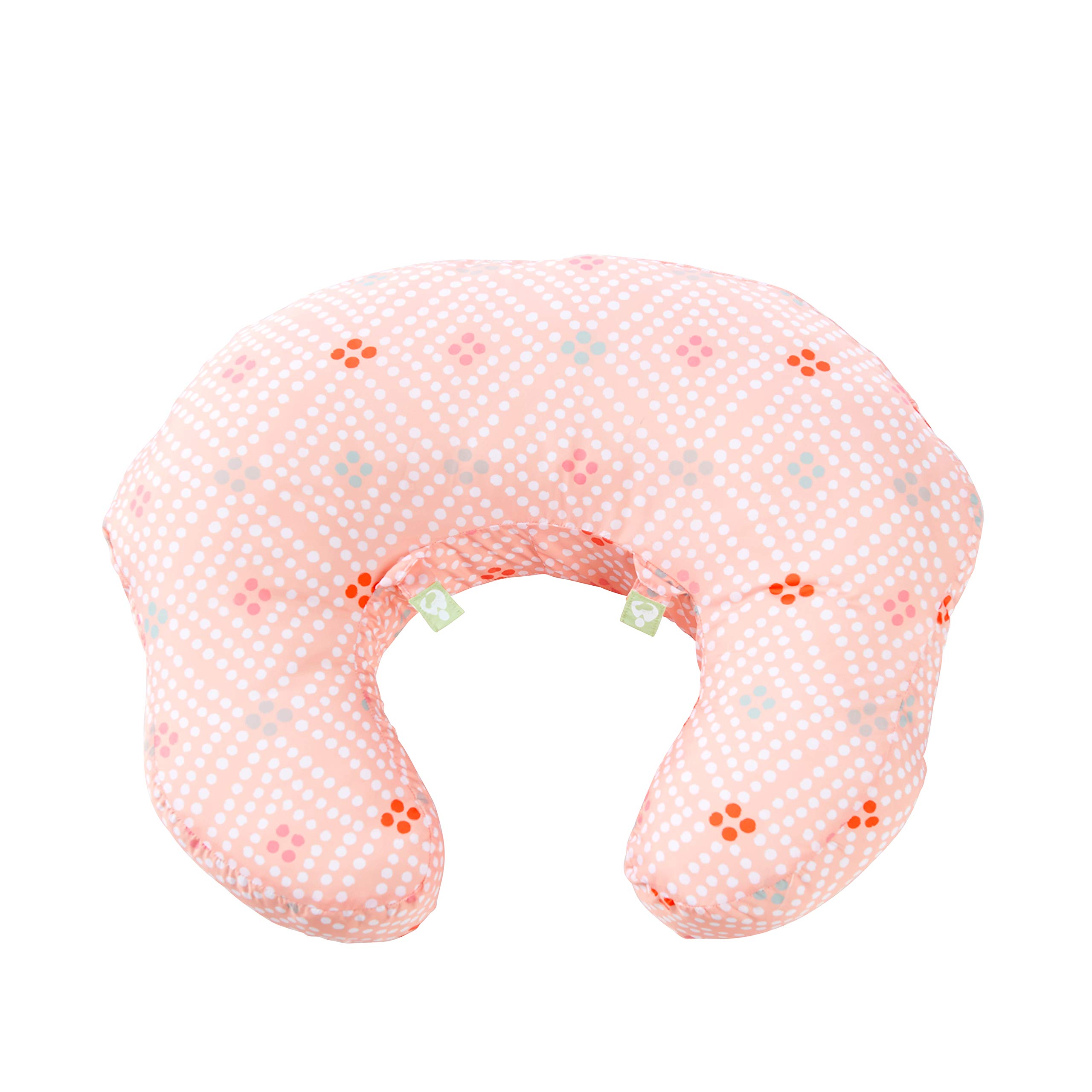 Ingenuity11945-3 - Plenti™ Nursing Pillow - Bella Lilly™, Pack Of 1 - Orange -Shaped to support mom and baby's body - machine washable - breast feeding pillow
