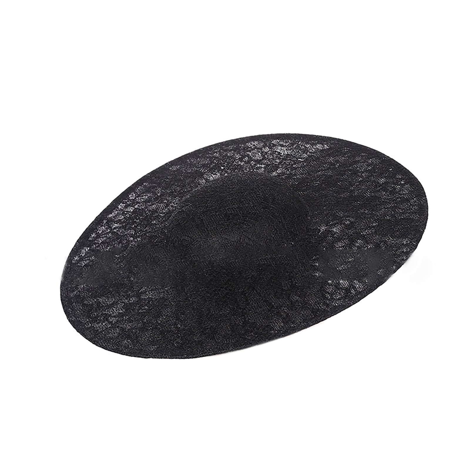 Maxtonser Sinamay Hat Fascinator Hat Base for Women Millinery Handmade Accessories Cocktail Party French Bonnet Hat Round Base